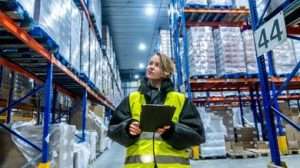 WMS-powered inventory management in a modern warehouse for better control and lower costs | codeno.ai
